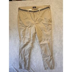 Express Men's Khaki Skinny Jeans Size‎ 38x34